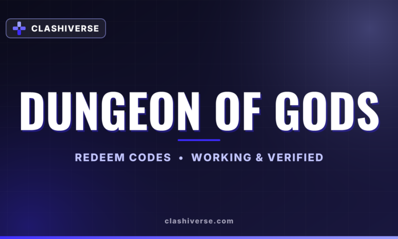 List of All Dungeon of Gods Codes-updated
