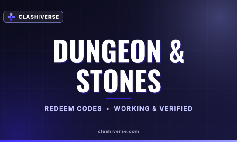 List of All Dungeon & Stones Codes-updated