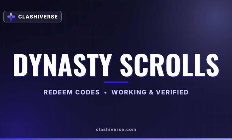 List of All Dynasty Scrolls Codes-updated