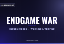 List of All Endgame War Codes-updated