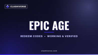 List of All Epic Age Codes-updated