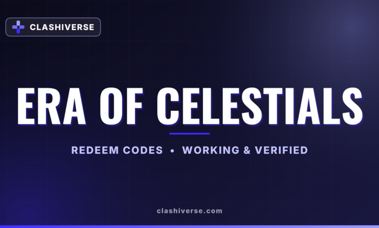 List of All Era of Celestials Codes-updated