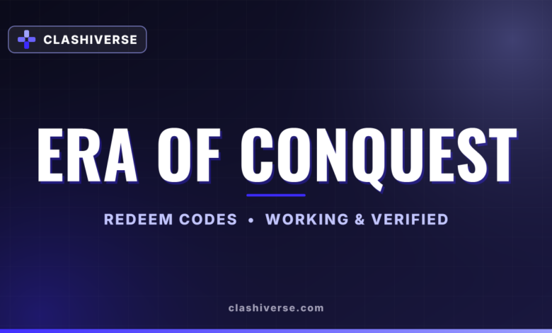 List of All Era of Conquest Codes-updated