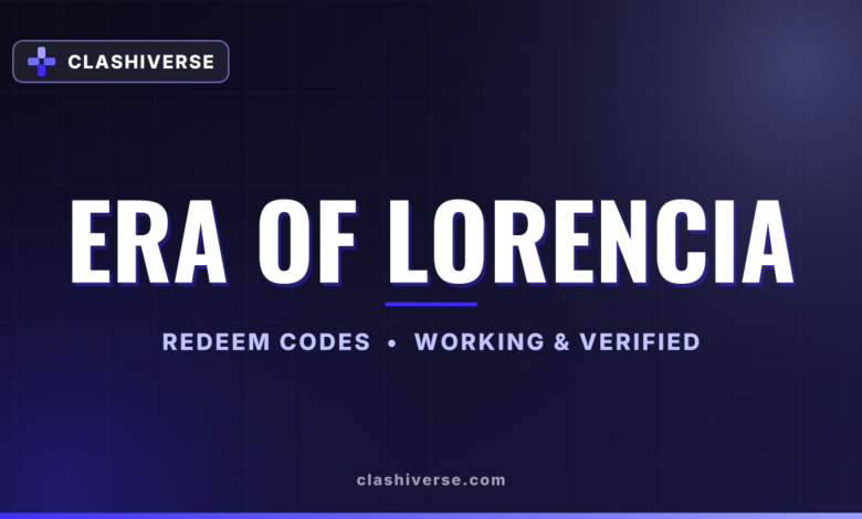 List of All Era of Lorencia Codes-updated