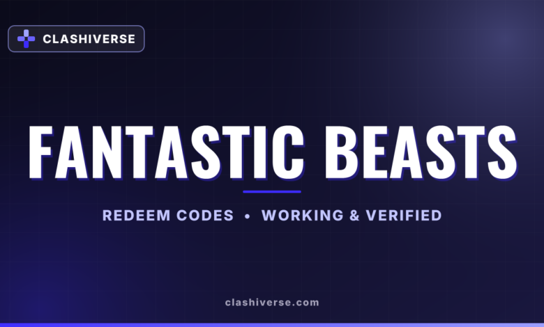 List of All Fantastic Beasts Codes-updated