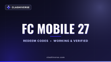 FC Mobile 27 codes