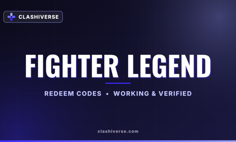 List of All Fighter Legend Codes-updated