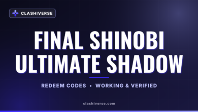 List of All Final Shinobi Ultimate Shadow Codes-updated