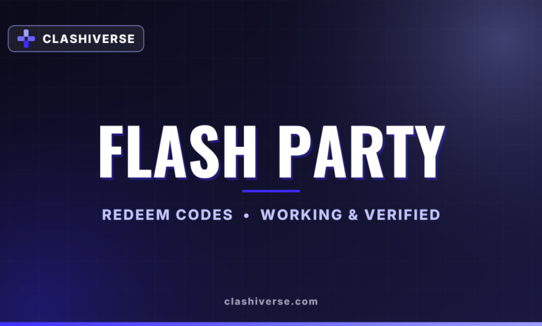 List of All Flash Party Codes-updated