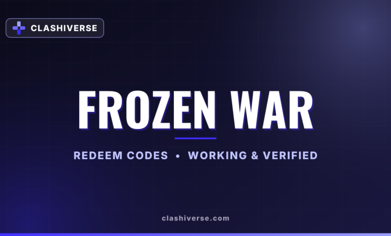 Frozen War codes
