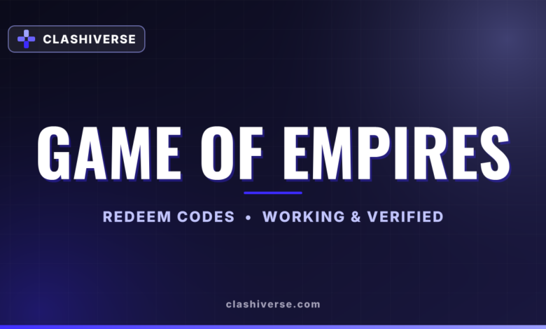 List of All Game of Empires Codes-updated