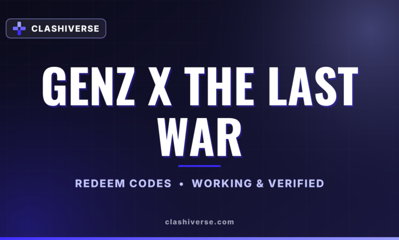List of All GenZ x The Last War Codes-updated