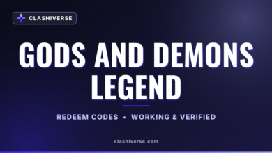 List of All Gods and Demons Legend Codes-updated