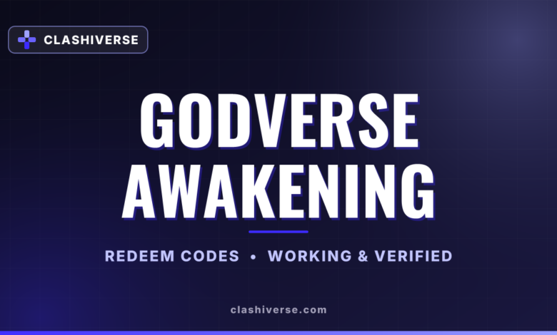 Godverse Awakening codes