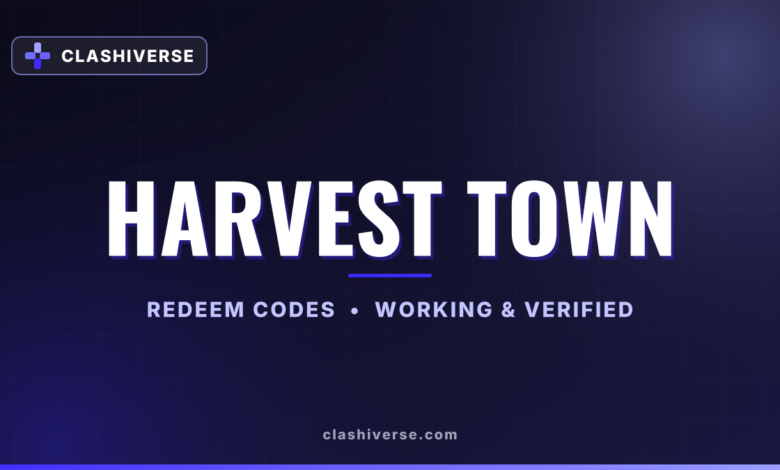 List of All Harvest Town Codes-updated