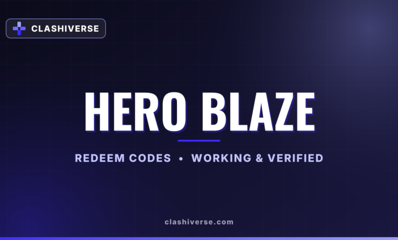 List of All Hero Blaze Codes-updated