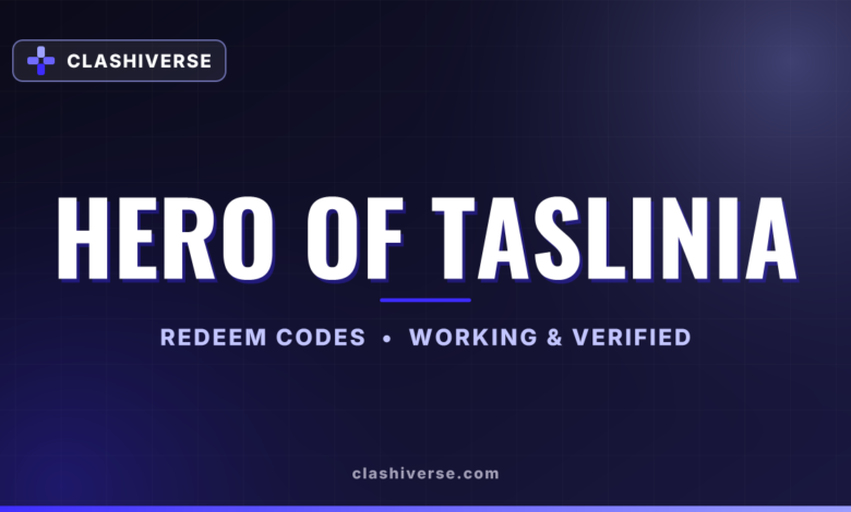 List of All Hero of Taslinia Codes-updated
