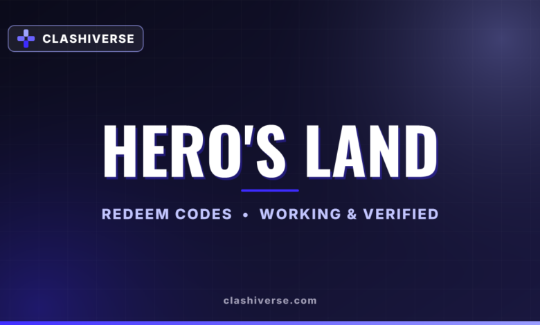 Hero's Land codes
