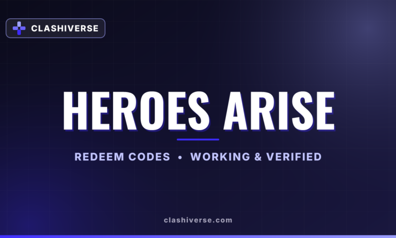 List of All Heroes Arise Codes-updated