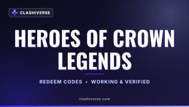Heroes of Crown Legends codes
