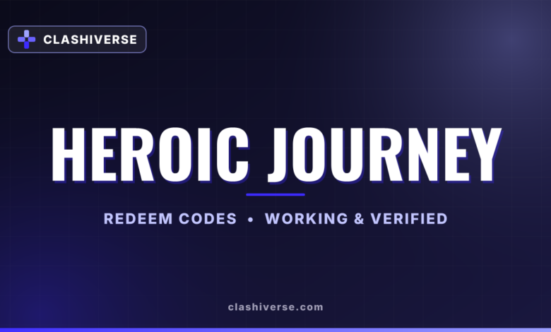List of All Heroic Journey Codes-updated