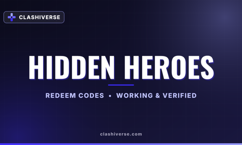 Hidden Heroes codes
