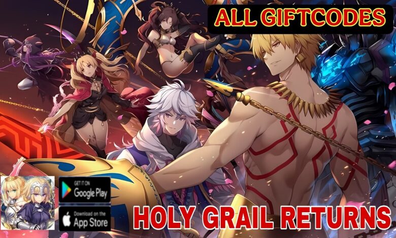 List of All Holy Grail Returns x7 Codes-updated