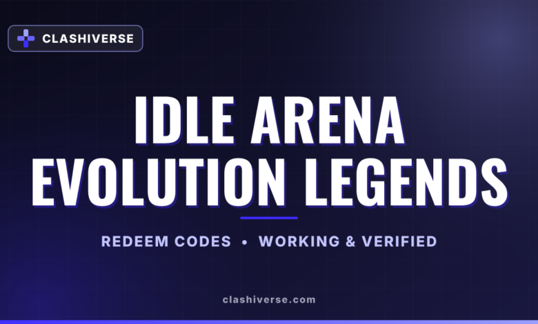 List of All Idle Arena Evolution Legends Codes-updated