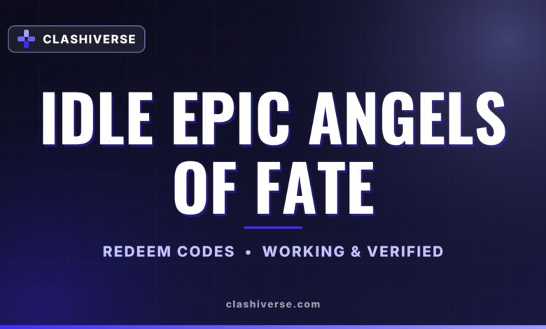 List of All Idle Epic Angels of Fate Codes-updated