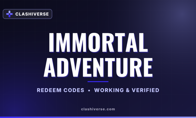 Immortal Adventure codes