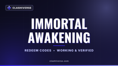 List of All Immortal Awakening Codes-updated