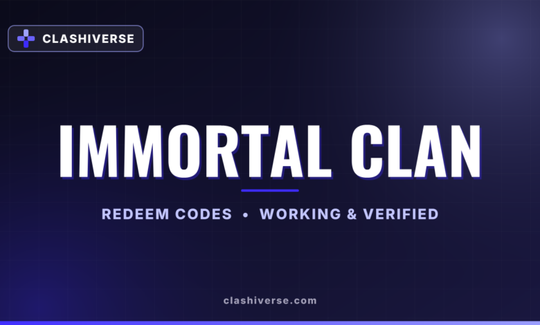 Immortal Clan codes