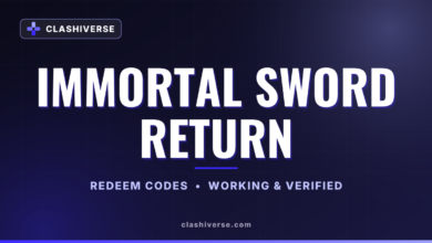 List of All Immortal Sword Return Codes-updated