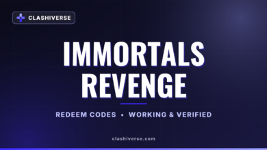 Immortals Revenge codes