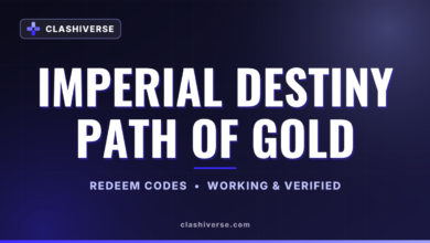 List of All Imperial Destiny Path of Gold Codes-updated