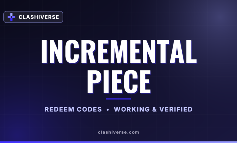 Incremental Piece codes