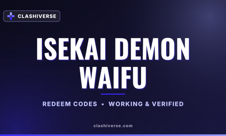 List of All Isekai Demon Waifu Codes-updated