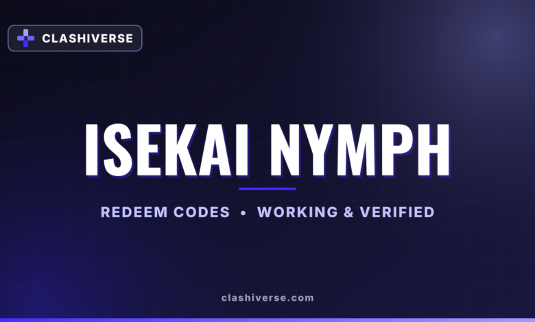 List of All Isekai Nymph Codes-updated