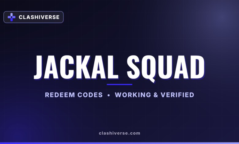 List of All Jackal Squad Codes-updated