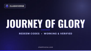 Journey of Glory codes