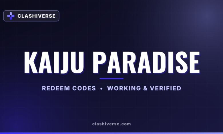 List of All Kaiju Paradise Codes-updated