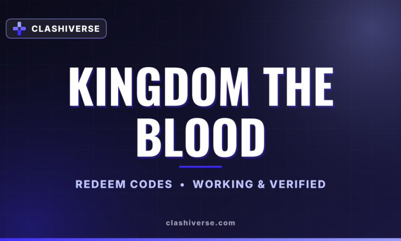 List of All Kingdom the Blood Codes-updated