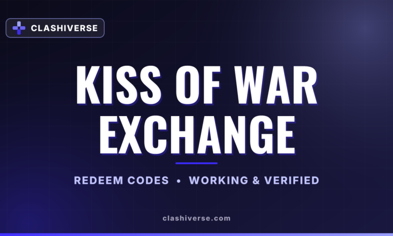 List of All Kiss of War Exchange Codes-updated