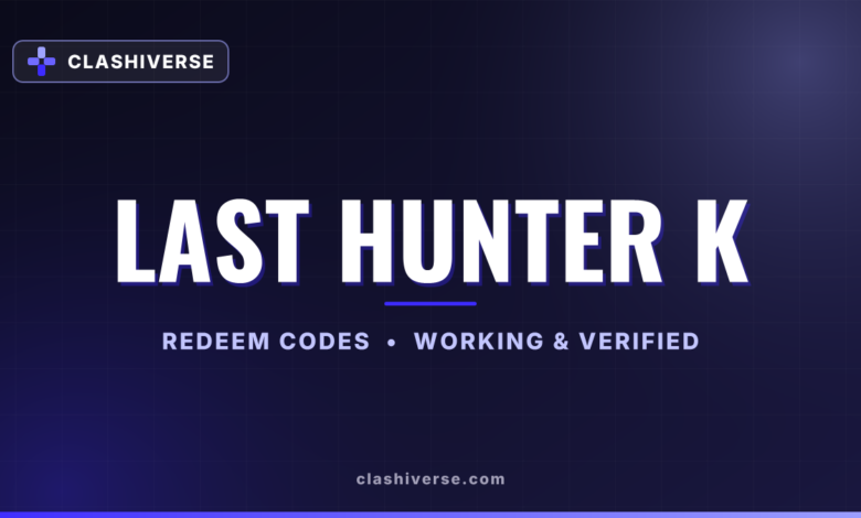 Last Hunter K codes