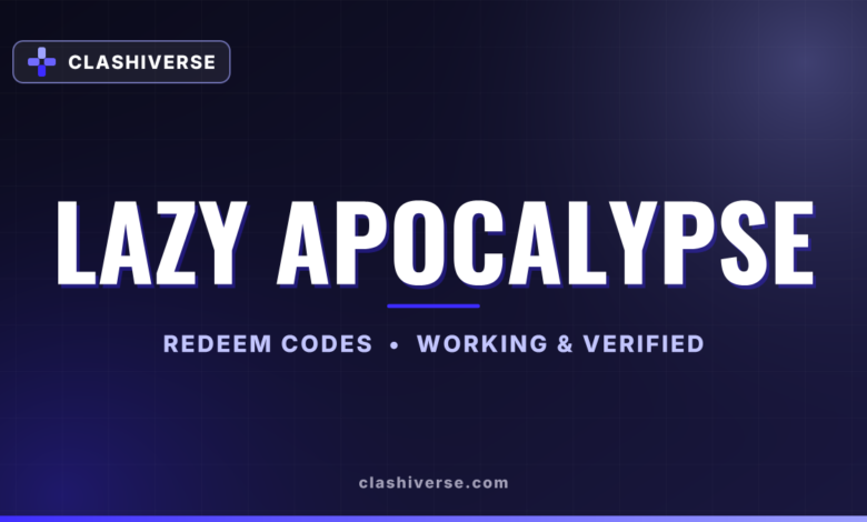 Lazy Apocalypse codes