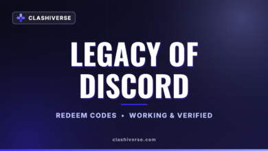 List of All Legacy of Discord Codes-updated