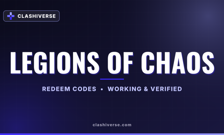 List of All Legions of Chaos Codes-updated
