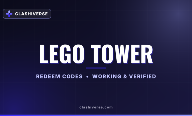 List of All LEGO Tower Codes-updated