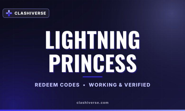 List of All Lightning Princess Codes-updated