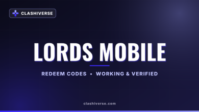 List of All Lords Mobile Codes-updated